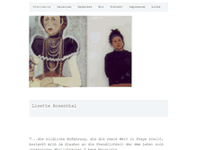 Tablet Screenshot of lisette-rosenthal.at